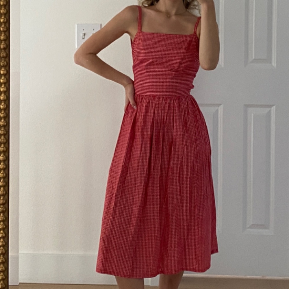 Red Gingham Sundress - image 2